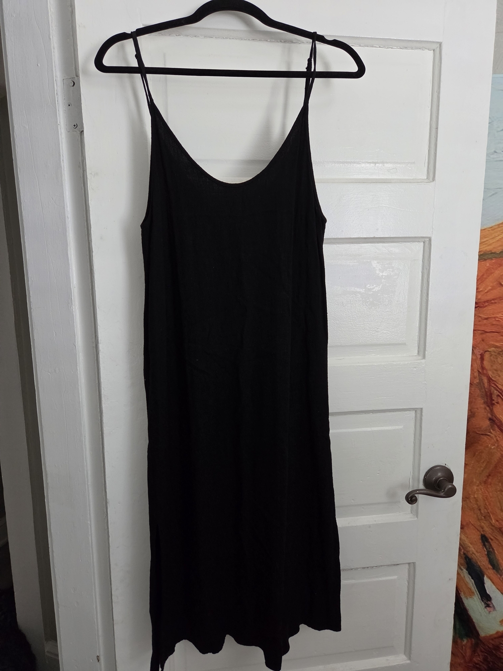 Carly Jean Los Angeles Black Slip Dress